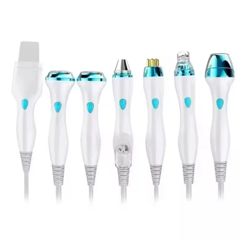 New 7 In 1 Smart Ice Blue Hydra Oxyge Dermabrasion Facial Mahcine Skin Cleaning Skin Analyzer Dermabrasion Facial Aquafacial