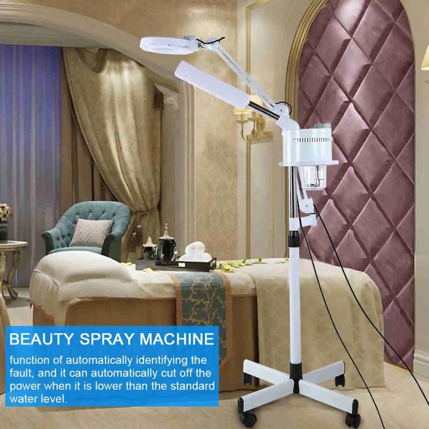 3in1 UV Facial Cold Light LED 5X Magnifier Floor Lamp Professional UV Facial Facial Magnifier Cold Light
