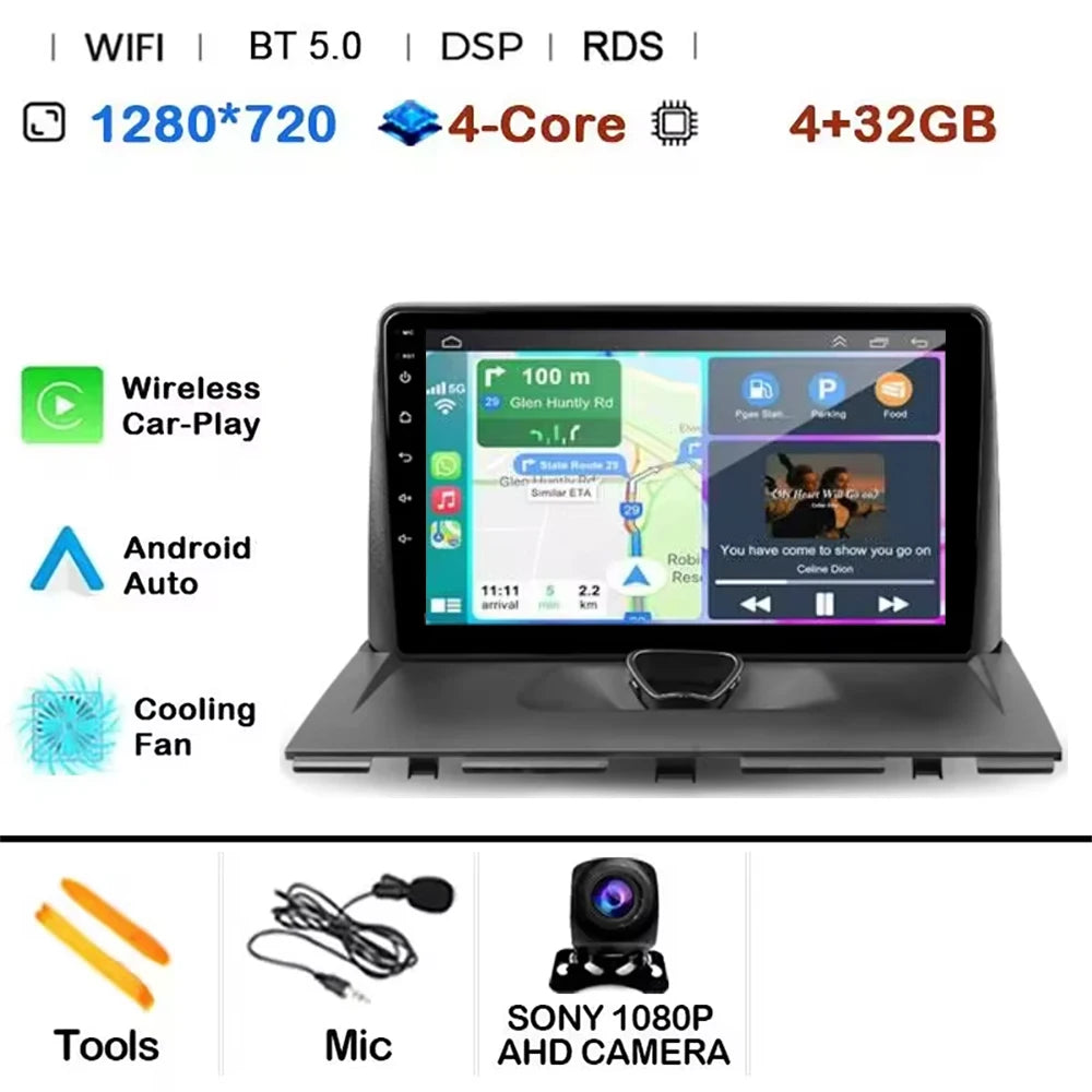 Android 14 CAR Radio For Peugeot Expert 2 G9 2007 - 2017 GPS Navigation Screen Touch Stereo Head Unit Cam Multimedia Player