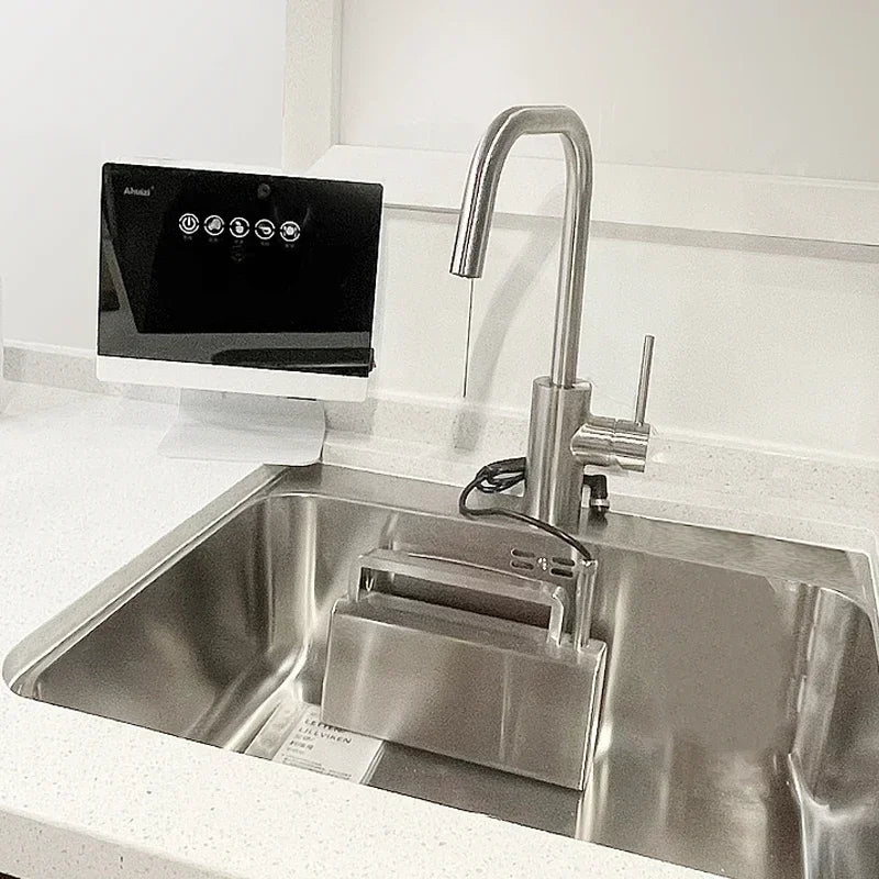 1PC Ultrasonic Dishwasher Automatic Household Portable Sink Dishwasher Small Free-standing Install