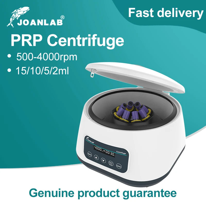 JOANLAB Plasma Centrifuge Laboratory Digital Prp Centrifuge Machine For 2/5/10ml Blood Tube And 15ml Centrifuge Tube 4000rpm
