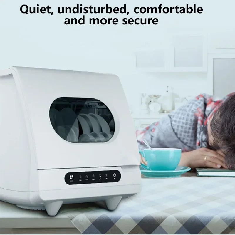XWJ01 Dishwasher Compact/Portable Dish Washer desktop drying and disinfection one-piece fully auto