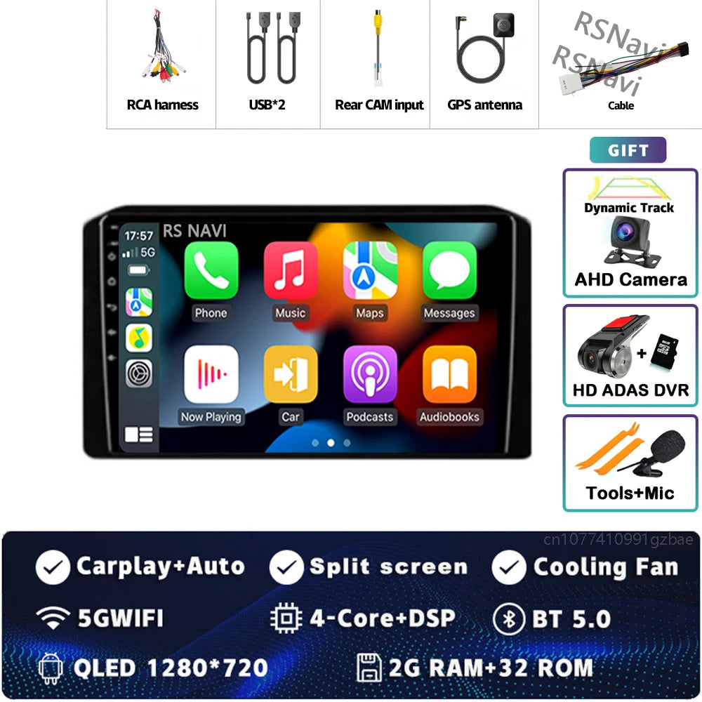 Android 14 Car Radio For Mitsubishi Xpander 2021 2022 Navigation GPS Multimedia Video Player Stereo wifi+4G Carplay Qualcomm DSP