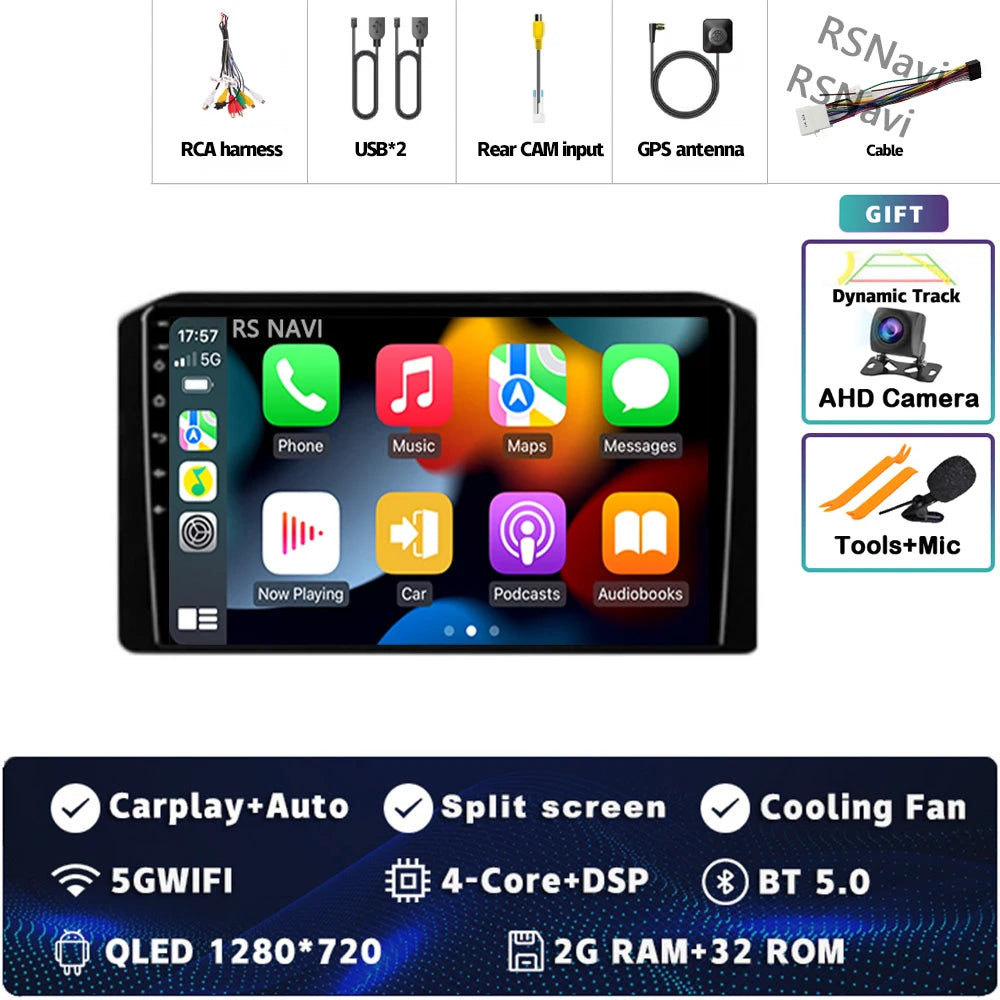 Android 14 Car Radio For Mitsubishi Xpander 2021 2022 Navigation GPS Multimedia Video Player Stereo wifi+4G Carplay Qualcomm DSP