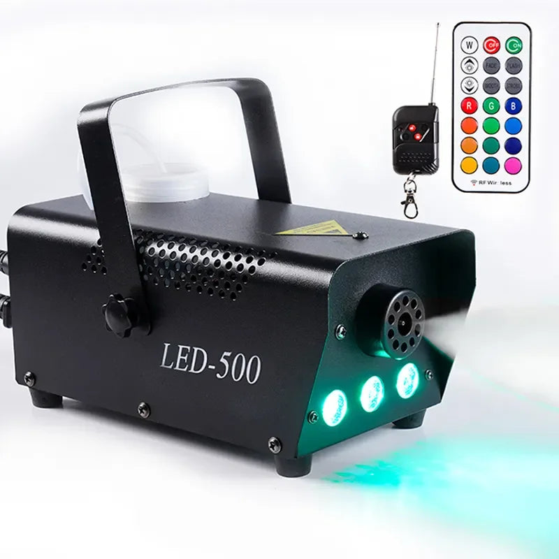 Professional RGB Led Lights 500W Remote Control DJ Stage Smoke Machine Fog Machine 1 Buyer power tools
