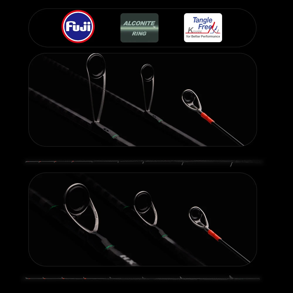 PURELURE ZERO Small Bait Light High Carbon Long Throwing Rod Rock Fishing Spinning Trout Rod BFS Fishing Casting UL Stream Bass