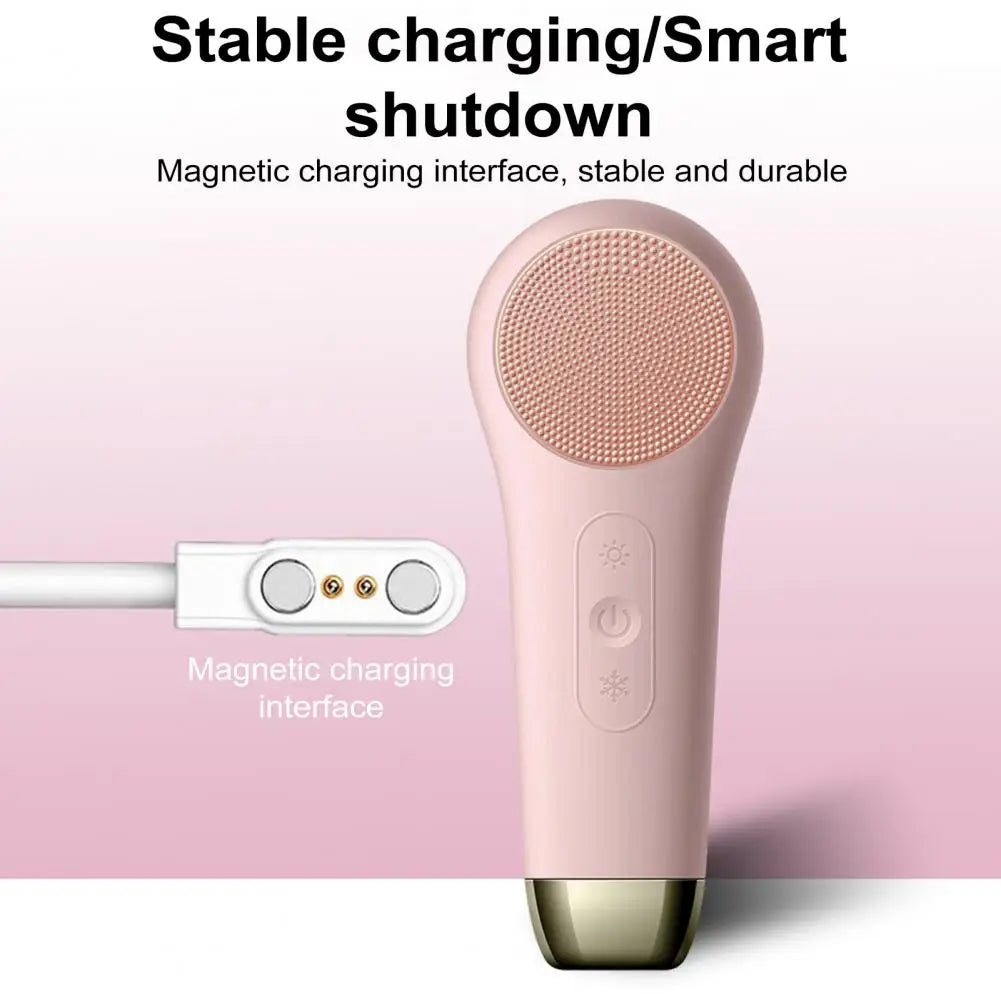 Waterproof Facial Cleansing Brush Gentle Vibration & Exfoliation, Rechargeable for Sensitive Skin Care, Deep Pore Cleaning Tool
