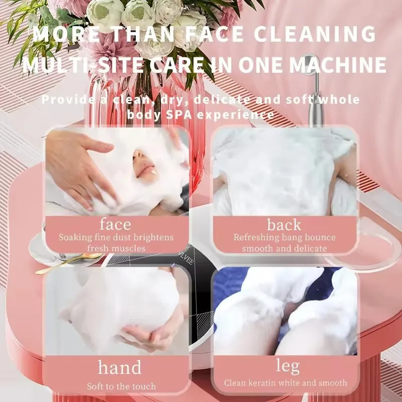 Magic Oxygen Bubble Machine Deep Clean Tender White Skin Cleansing Mites Beauty Facial Rejuvenation Japan Management Device