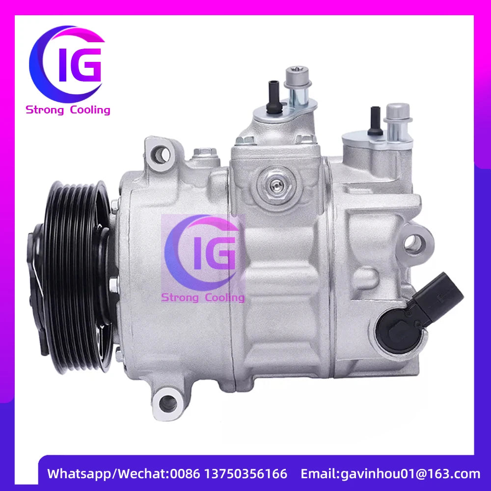 For VW Golf Jetta Passat 2005-2015 AC Compressor For Audi A3 2006-2013 1K0820859F 60-02038na