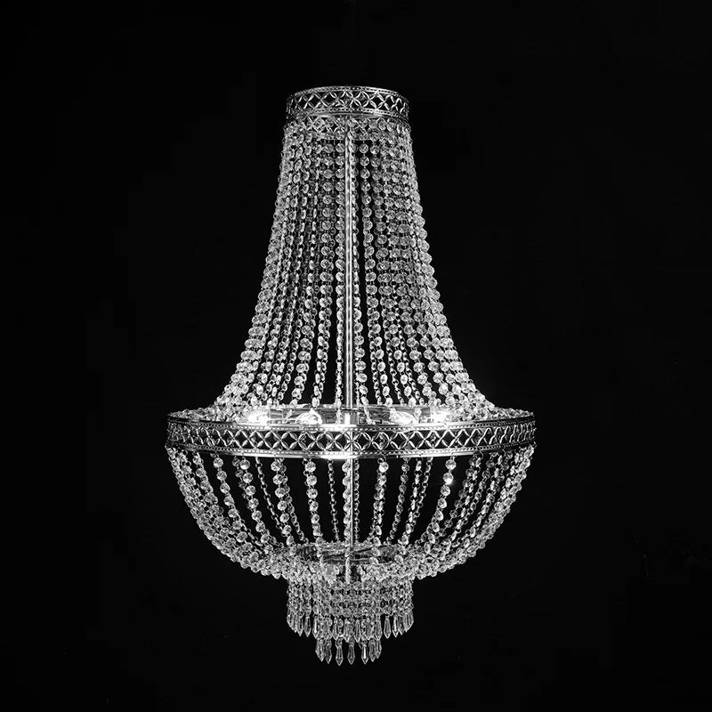 Luxury Wedding Party Decor - Chandelier Centerpiece, Decorative Lights & Backdrop for Events