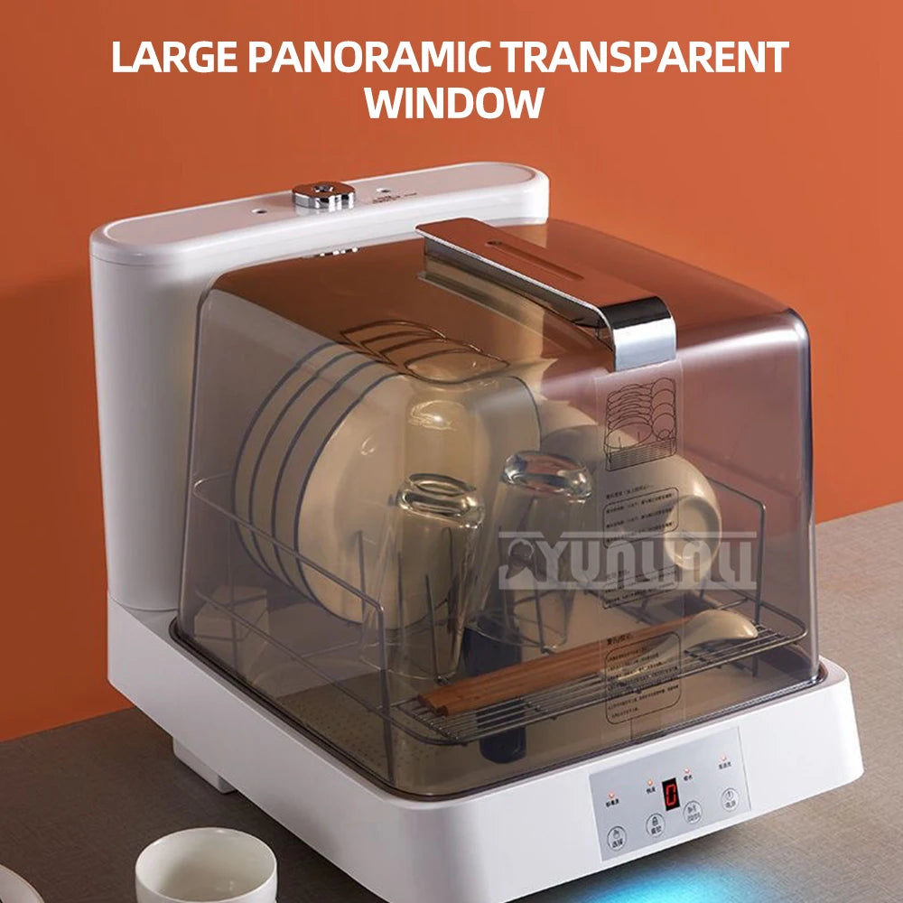 Portable Dishwashers Countertop Dish Washing Machine Kitchen Household Intelligen Visual Dishwashe