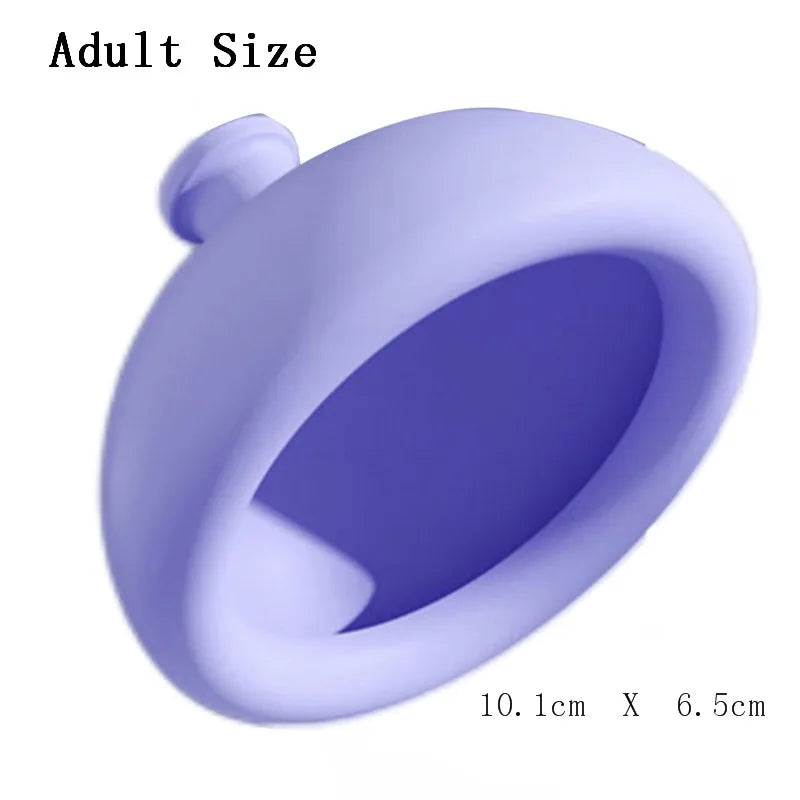 Silicone Pressure Drum Massage,Sputum Remover Cup Pressure Drum Massage Cup Chest Percussion Cup for burping Adults