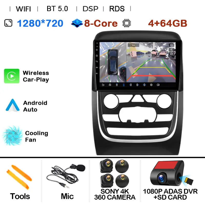 Car Radio Multimedia Video Player For Dodge Durango 3 WD 2013 - 2020 Navigation GPS Android 14 No 2din 2 din dvd 4G Carplay