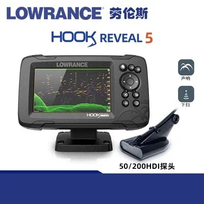 LOWRANCE Lawrence HOOK marine fish detector 7X high-definition sonar raft fishing route sub sea fishing detector
