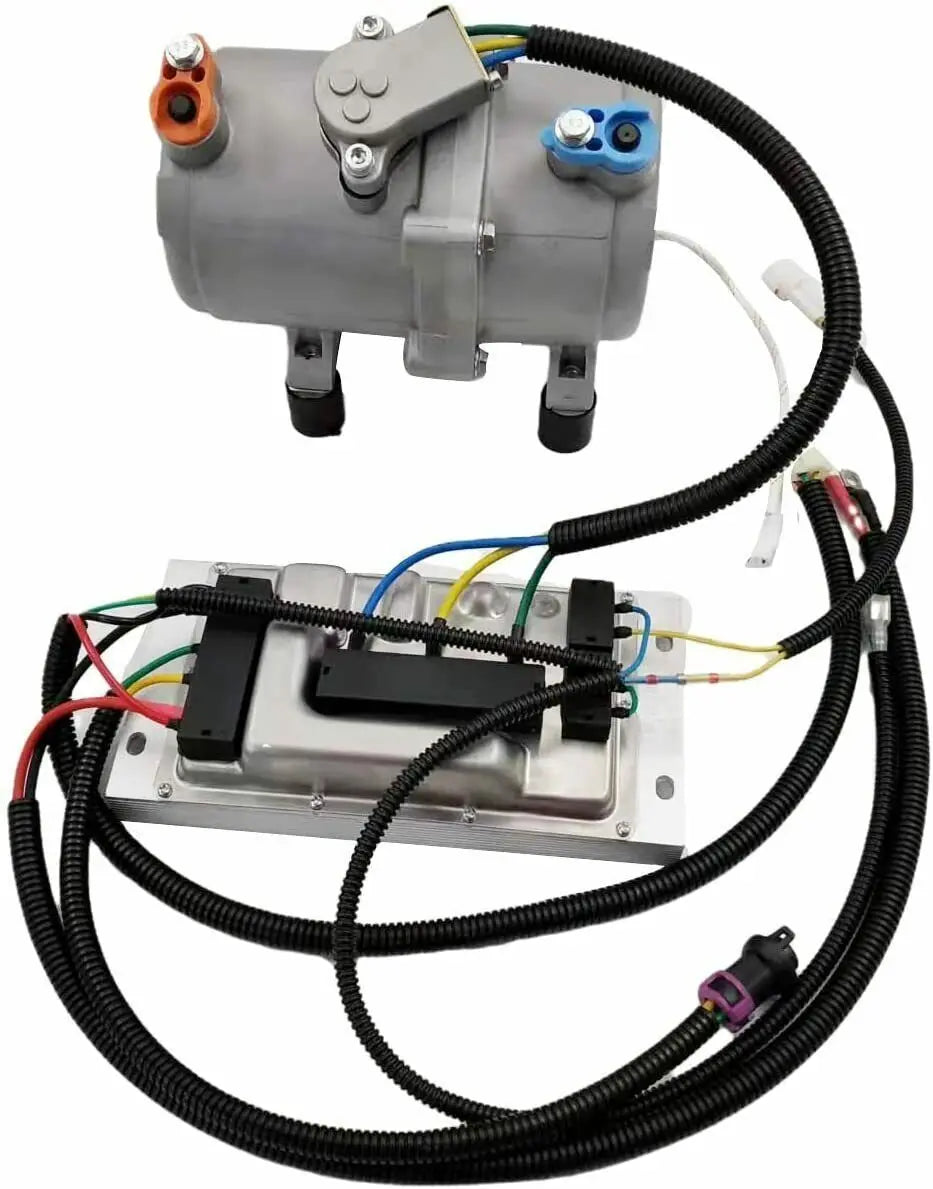 Car Electric Air Conditioner A/C air Conditioning Compressor Set 12V With Control Panel for Truck Bus Automotive Boat Tractor