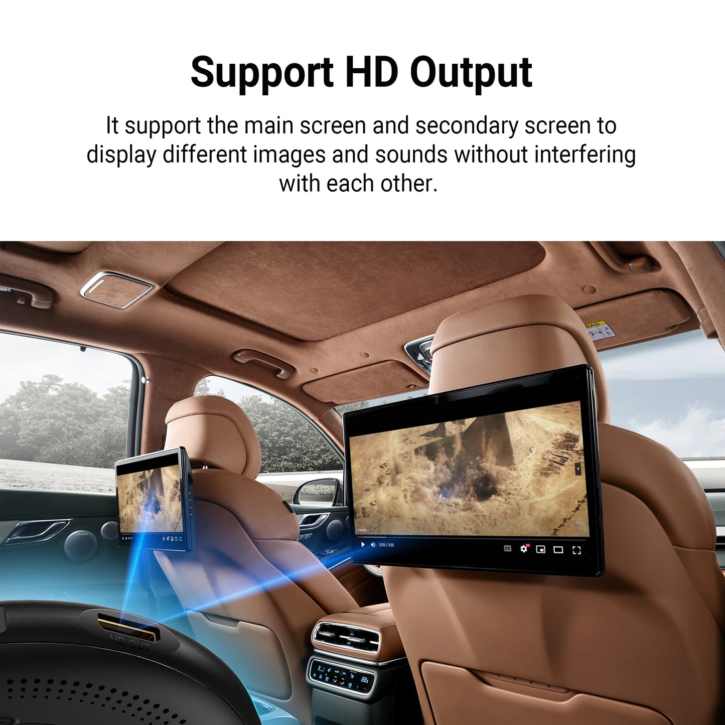 OTTOCAST P3 Android AI Box for Youtube Netflix Wireless CarPlay Android Auto TV Box for HDMI Out Car Accessories Gift for Men