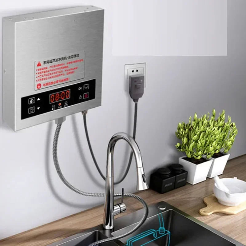 New Ultrasonic Dishwasher Household Small Portable Sink Cleaning Machine Automatic Household Free