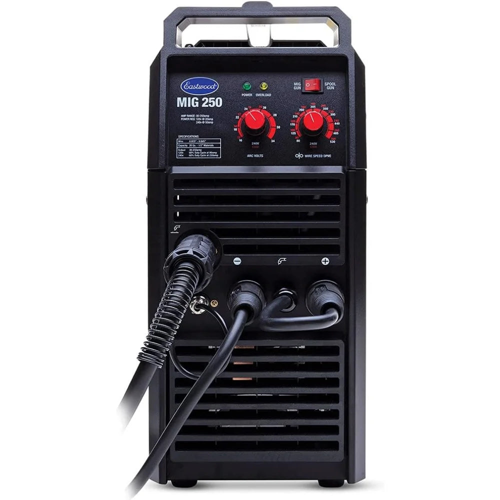 250 Amp MIG Welder Machine for Steel & Aluminum | Heavy Duty Inverter Technology Auto Restoration Welding Machine