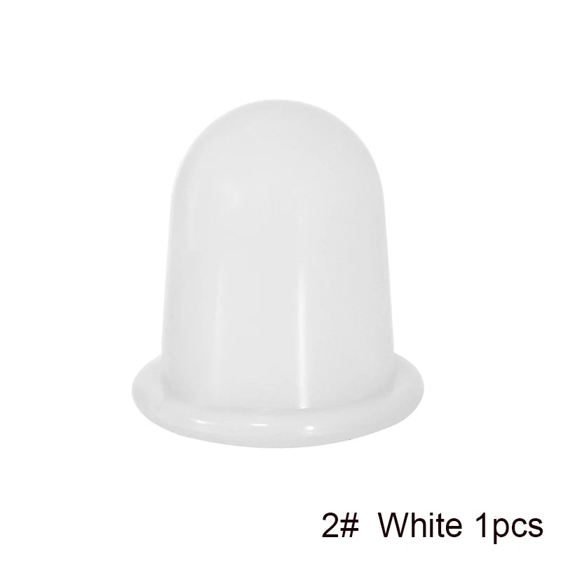 Hotsale Silicone Jar Vacuum Cuppings Can for Body Fack Facial Massage Tool Suction Cans Anti Cellulite Cups Set Health Care Tool