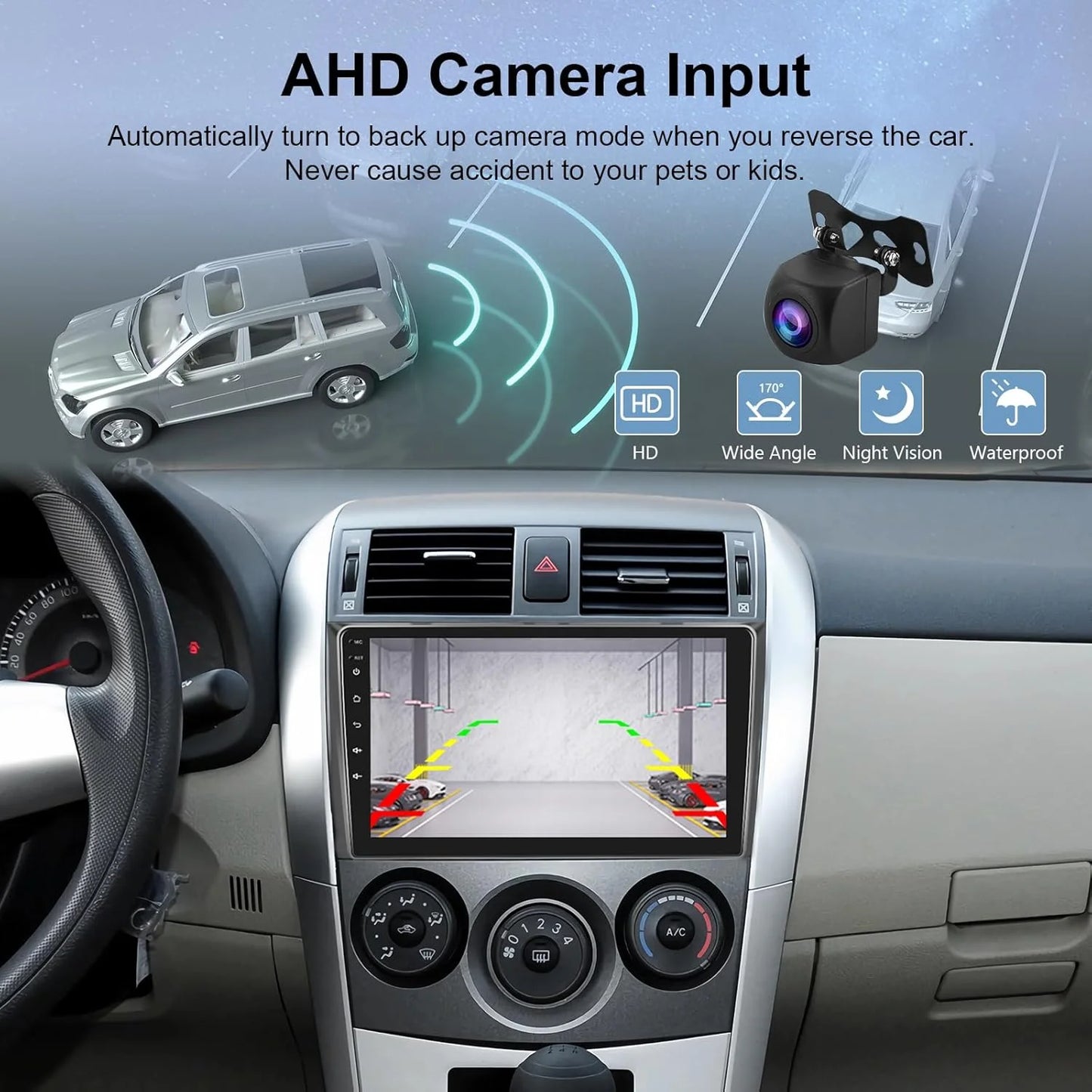 Android 14 wifi+4G Carplay AUTO Car Radio For Lexus RX300 RX330 RX350 RX400H 2003 -2009 Navigation GPS Player Stereo Multimedia