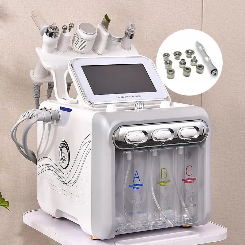 Hot selling hydro Microdermabrasion machine diamond hydra 7 in1 h202 beauty machine facial machine