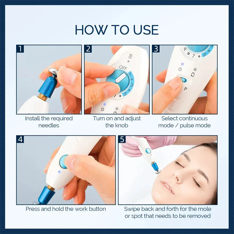 Portable Professional Plasma Pen Machine Removal Mole Wart Removing Pen Acne Treatment Beauty Machine Anti-Wrinkle Skin Lifting