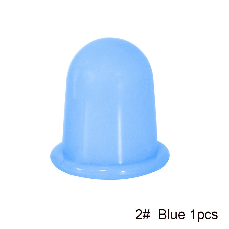 Hotsale Silicone Jar Vacuum Cuppings Can for Body Fack Facial Massage Tool Suction Cans Anti Cellulite Cups Set Health Care Tool