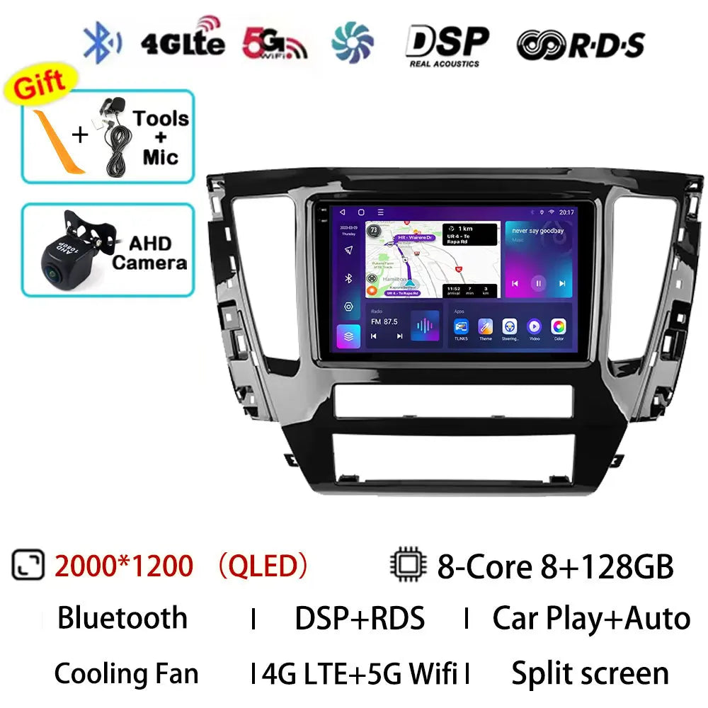 Android 15 Car Radio For Mitsubishi Pajero Sport 3 2020 - 2021 GPS Multimedia Player Navi Head Unit Stereo 360 Camera QLED Video
