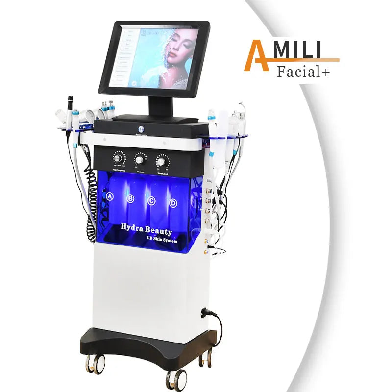 14 In 1 hydra beauty facial Machine Skin Peeling hydra beauty facial Hydradermabrasion Korea Aqua Peel Machine