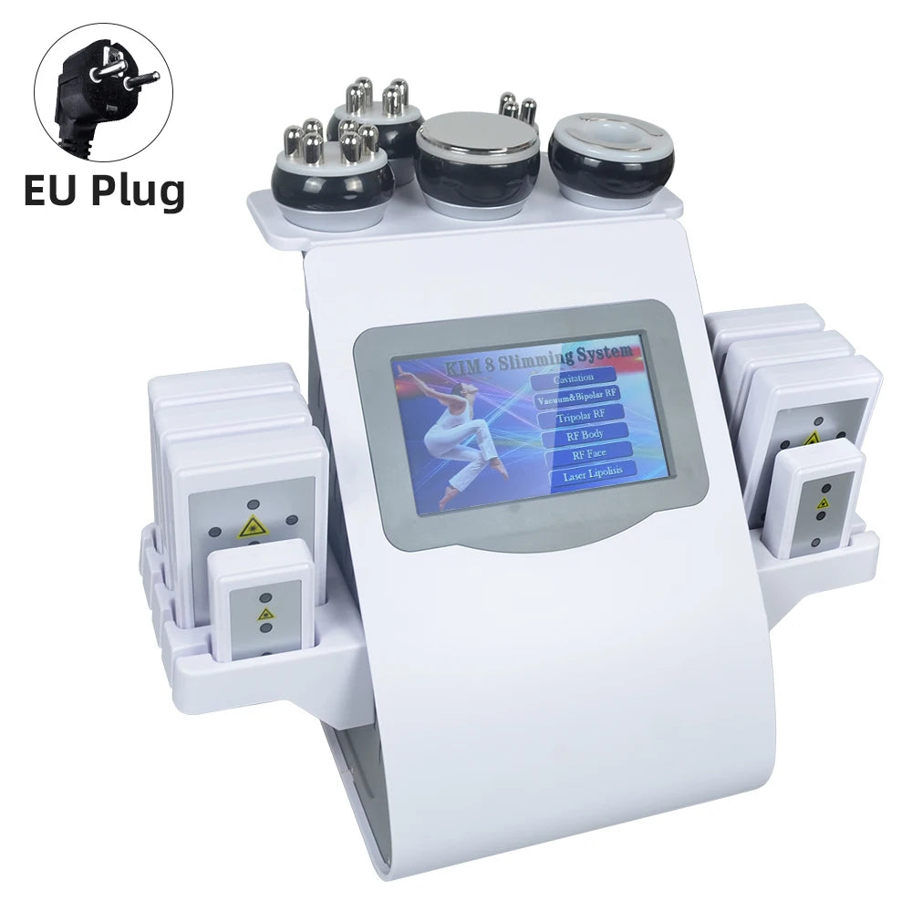 40K Cavitation Ultrasonic Body Slimming Machine Multi-Polar Anti-Wrinkle Rejuvenation Skin Lift Tighten