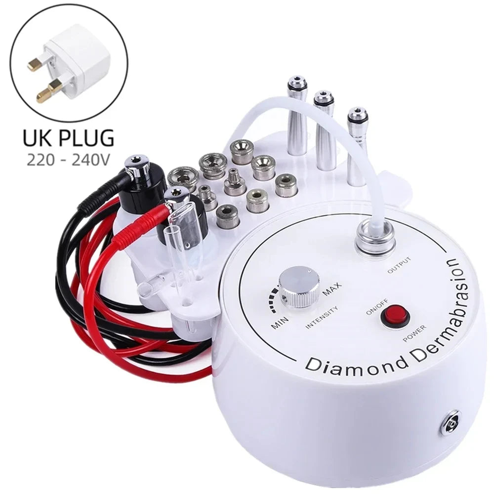 Professional 3 in1 Diamond Microdermabrasion Machine Water Spray Exfoliation Beauty Machine Removal Wrinkle Facial Peeling Tools
