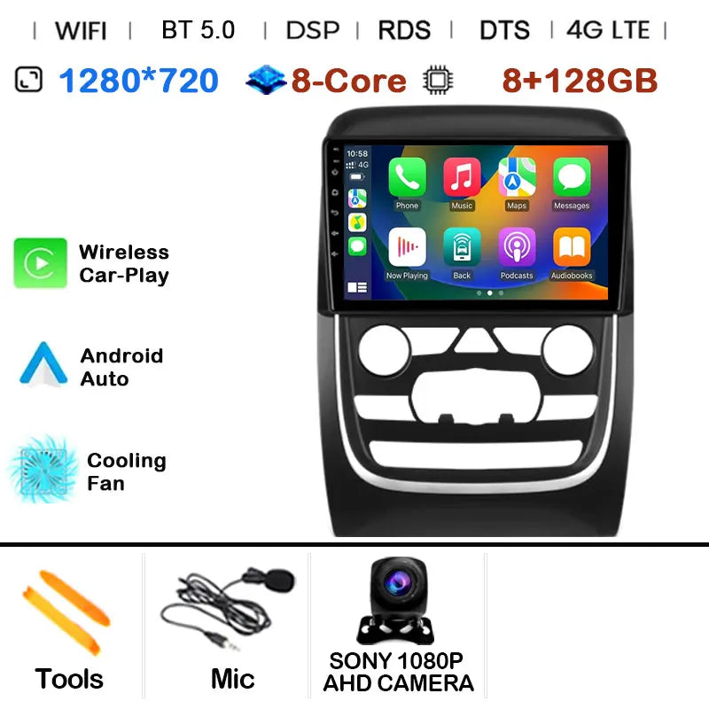 Car Radio Multimedia Video Player For Dodge Durango 3 WD 2013 - 2020 Navigation GPS Android 14 No 2din 2 din dvd 4G Carplay