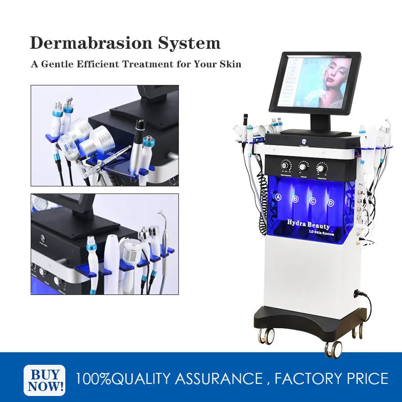 14 In 1 hydra beauty facial Machine Skin Peeling hydra beauty facial Hydradermabrasion Korea Aqua Peel Machine