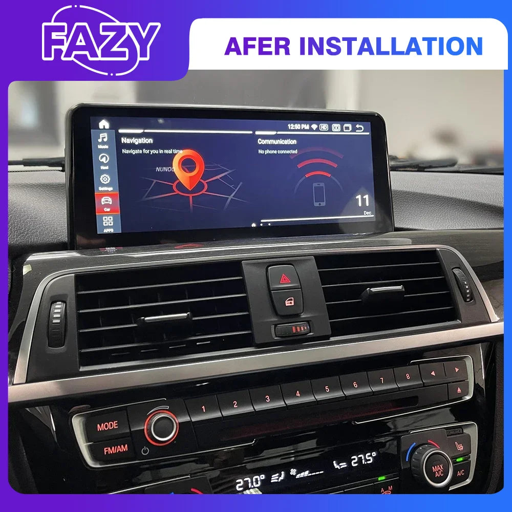 Android 14 Wireless Carplay Auto Radio Touch Screen For BMW 1 2 3 4 Series F20 F21 F22 F30 F31 F32 F33 F34 Multimedia Player GPS