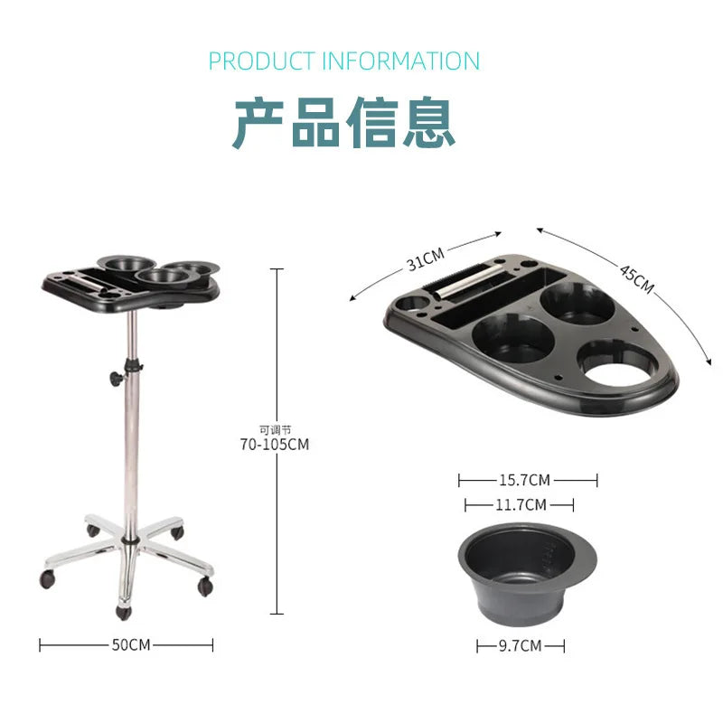 Barbershop Hair Dye Car Hairdressing Stainless Steel With Tin Foil Machine Hot Dyeing Hair Cutting Tool Mobile Scalable Car