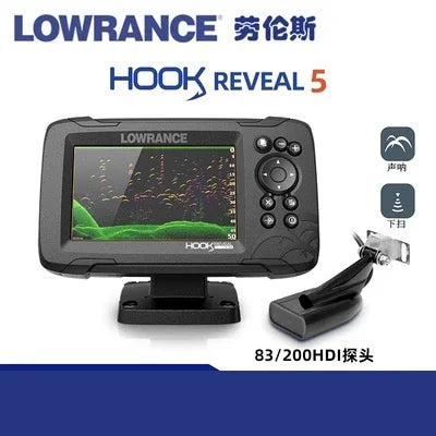 LOWRANCE Lawrence HOOK marine fish detector 7X high-definition sonar raft fishing route sub sea fishing detector