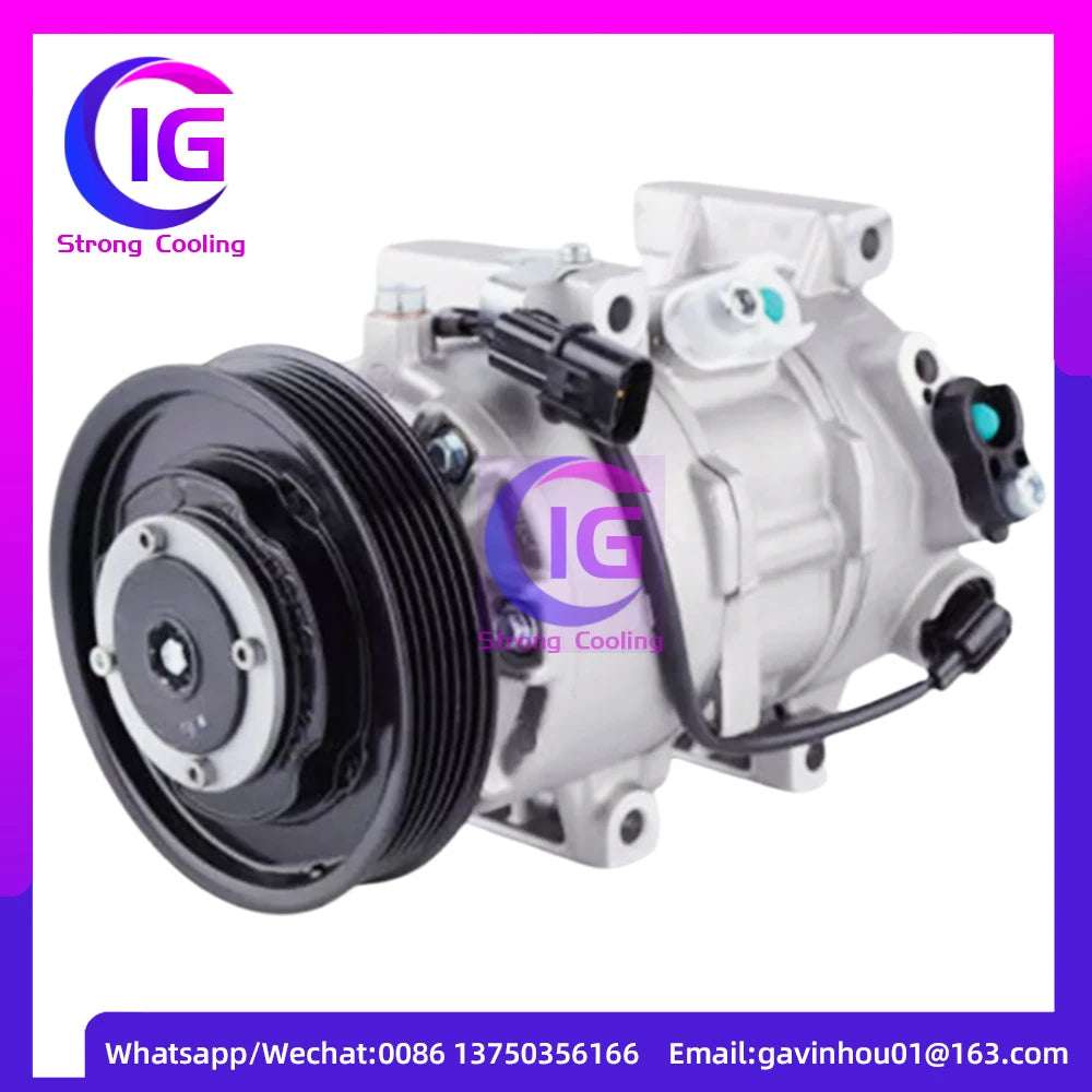 6PK AC Compressor For Hyundai Accent Kia Rio 2011-2017 977011R100 977011W600 97701-1R100 97701-1W600 97701 1R100 97701 1W600
