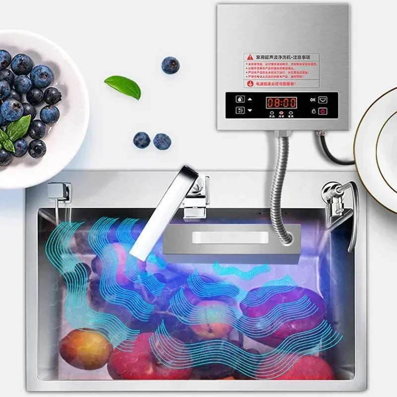 New Ultrasonic Dishwasher Household Small Portable Sink Cleaning Machine Automatic Household Free