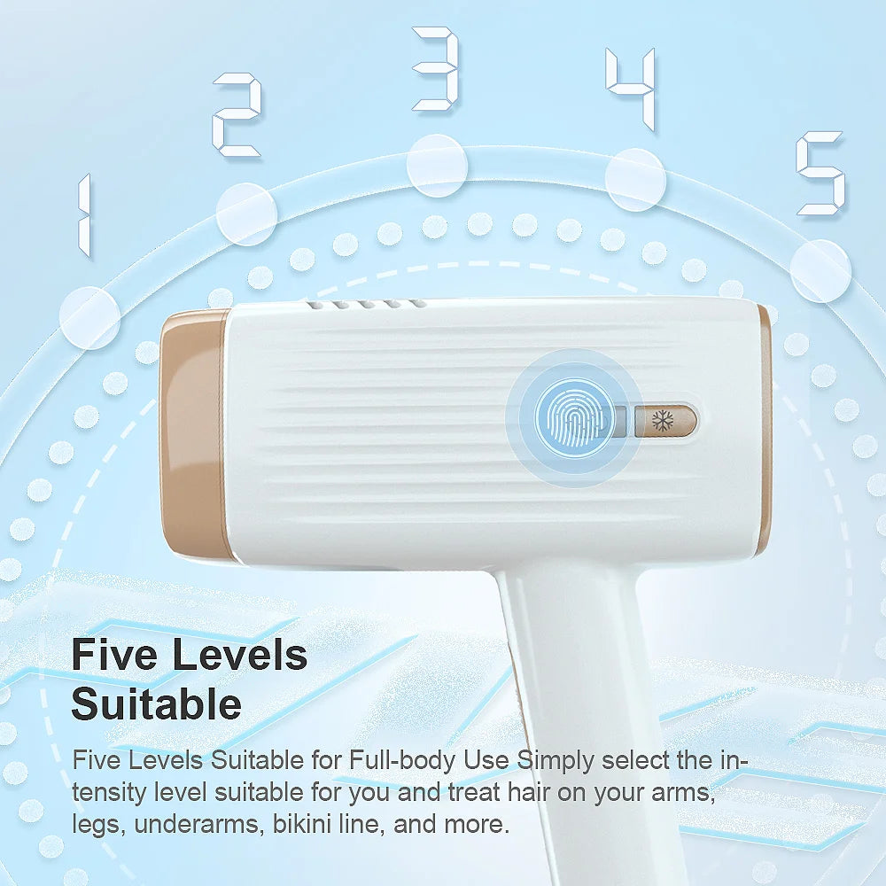 Kinseibeauty Laser Hair Removal IPL Hair Removal ICE Cold Epilator 500000 Flashes 3IN1 Epilator Body Depilador a laser