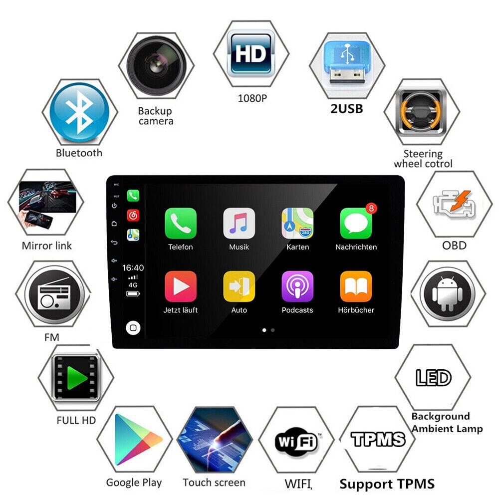 Toyota Android Head Unit 1X For Toyota Sienna 2004-10 Android 12 Wifi GPS CarPlay Car Radio Stereo 32GB
