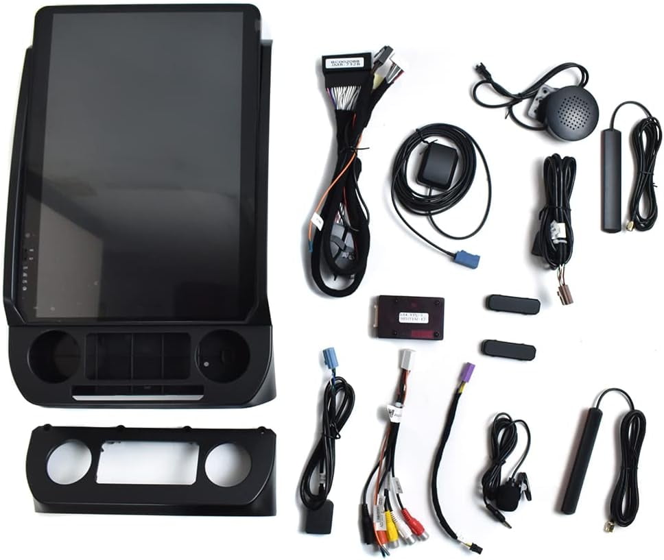 14.4 Inch Vertical Screen Car Radio for Ford Raptor F150 2015-2022 Android Auto Stereo Receiver Multimedia Player GPS Navigation Head Unit Tape Recorder (SYNC2)