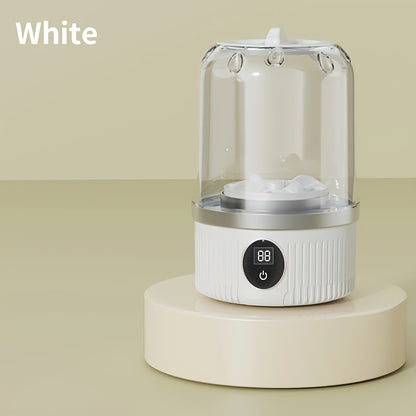 Portable Mini Washing Machine for Underwear, Socks, and Travel - USB Rechargeable, Compact Ultraso
