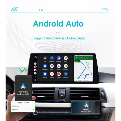 BMW     10.33" Touch Screen Android 12 Apple Carplay 4+32GB Wifi Car Stereo Radio Head Unit GPS Navigation Player For BMW 3 Series F30 F31 2013 2014 2015 2016 2017 NBT