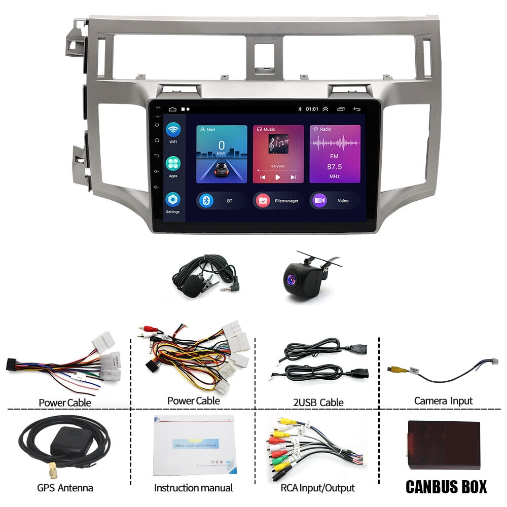 Toyota Android Head Unit   Android Radio for Toyota Avalon 2005-2010 Touch Screen with Wireless Carplay Android Auto,Car Stereo Bluetooth Navigation Media Player GPS WIFI Backup Camera