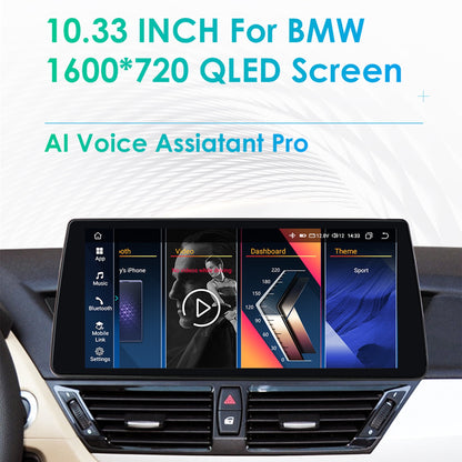 BMW     10.33" Touchscreen Android Auto Apple CarPlay 4+32GB Wifi Car Stereo Radio Head Unit GPS Navigation Player For BMW X1 E84 2009 2010 2011 2012 2013 2014 2015 CIC