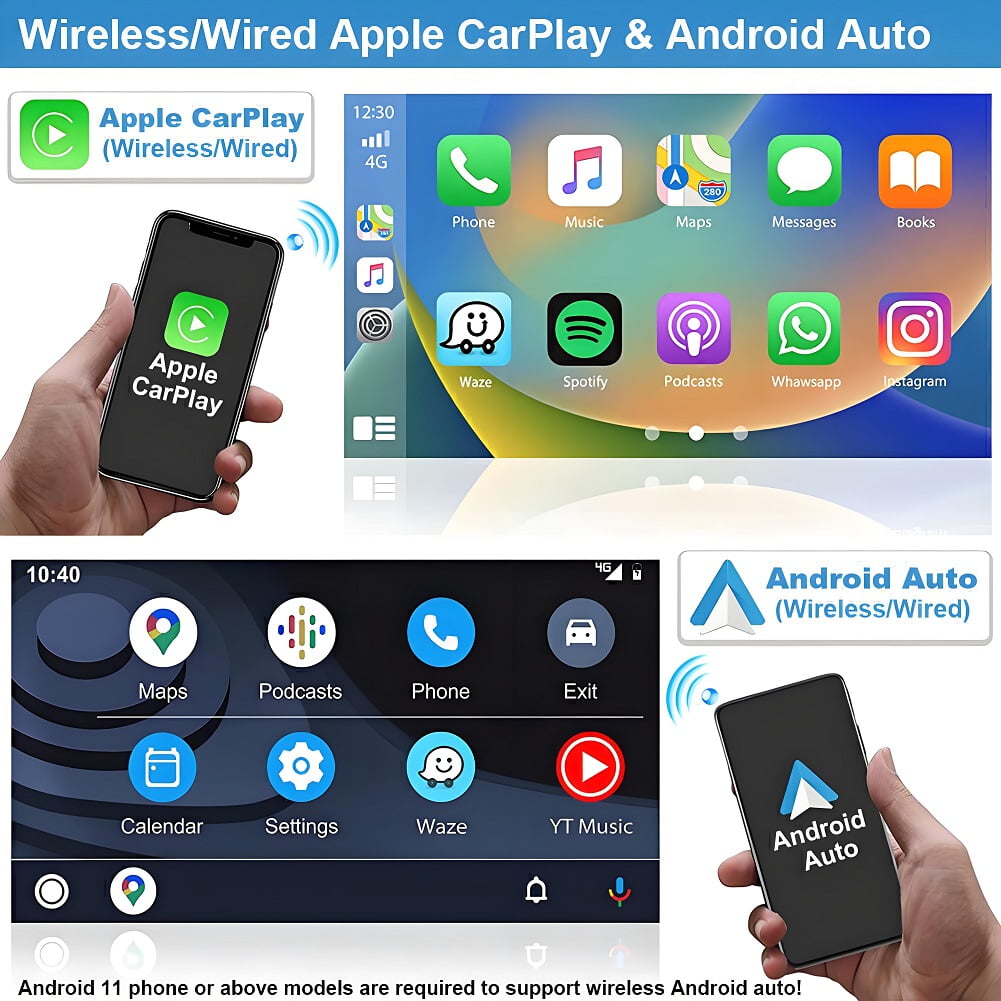 Toyota Android Head Unit   Android Radio for Toyota Avalon 2005-2010 Touch Screen with Wireless Carplay Android Auto,Car Stereo Bluetooth Navigation Media Player GPS WIFI Backup Camera
