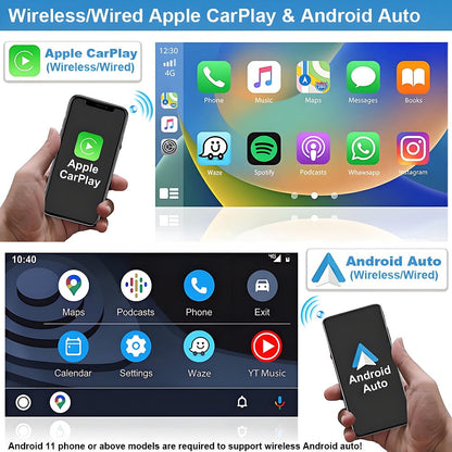 Toyota Android Head Unit   Android Radio for Toyota Avalon 2005-2010 Touch Screen with Wireless Carplay Android Auto,Car Stereo Bluetooth Navigation Media Player GPS WIFI Backup Camera