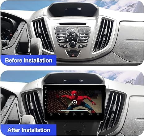 2+32G 9 inches Android 12 Car Stereo for Ford Transit 2013-2019 IPS Touchscreen Car Radio