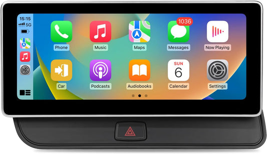 10.25 inch Touch Screen for Audi Q5 Multimedia (2009-2017) Apple CarPlay Android Auto Upgrade Fatory Car Radio Retain Original Stereo System