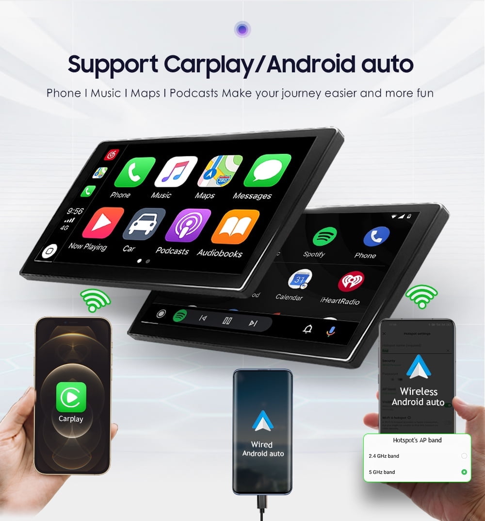 Toyota Android Head Unit   For Toyota Camry 2015 2016 2017 Apple Carplay Android 12 Wifi GPS Navigation 2+32GB Auto Car Stereo Radio Head Unit Player
